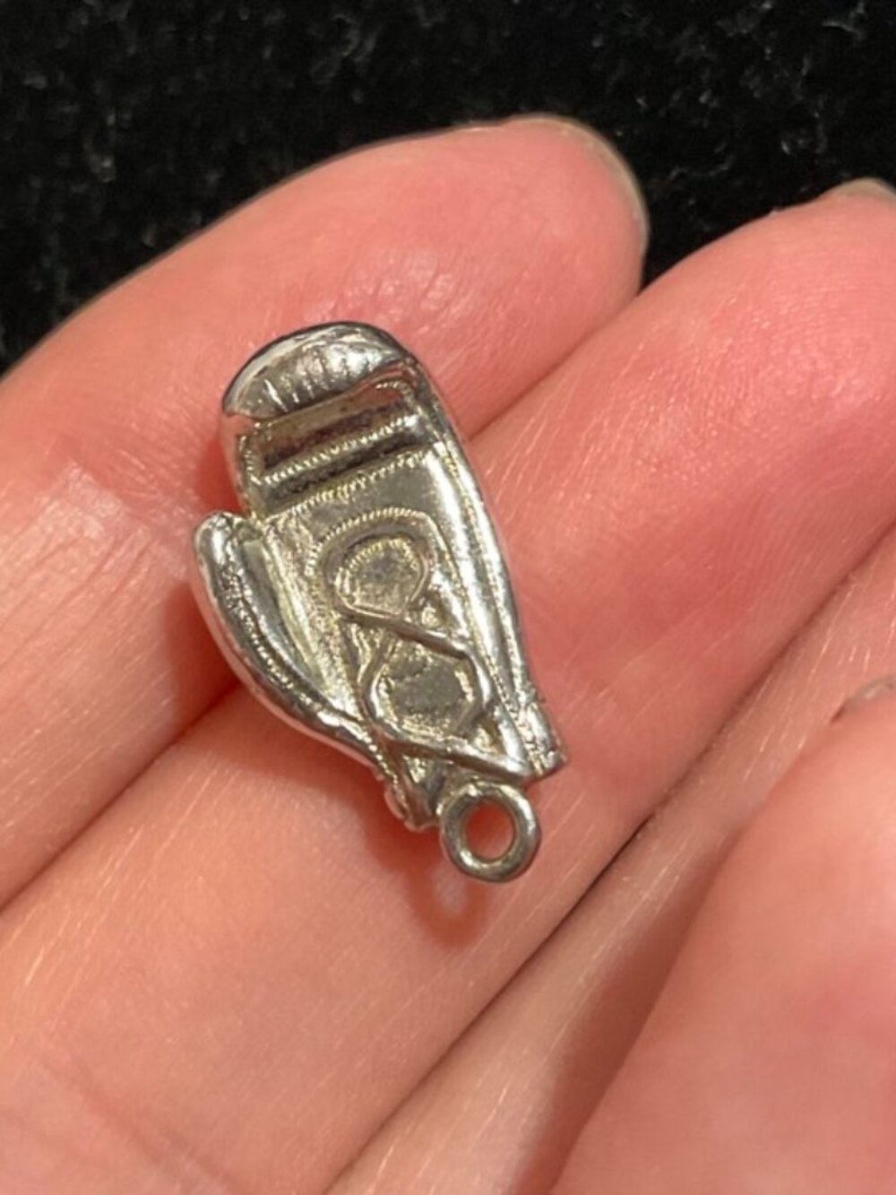 Vintage Wells Sterling Boxing Glove Charm